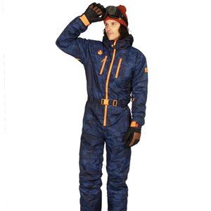 Tipsyelves Men Camouflage Freestyle Snow Suit
